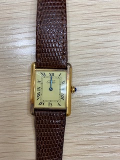 カルティエ　Cartier  マストタンク　ヴェルメイユ　腕時計